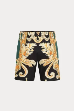 Ensemble chemise short à motifs baroque