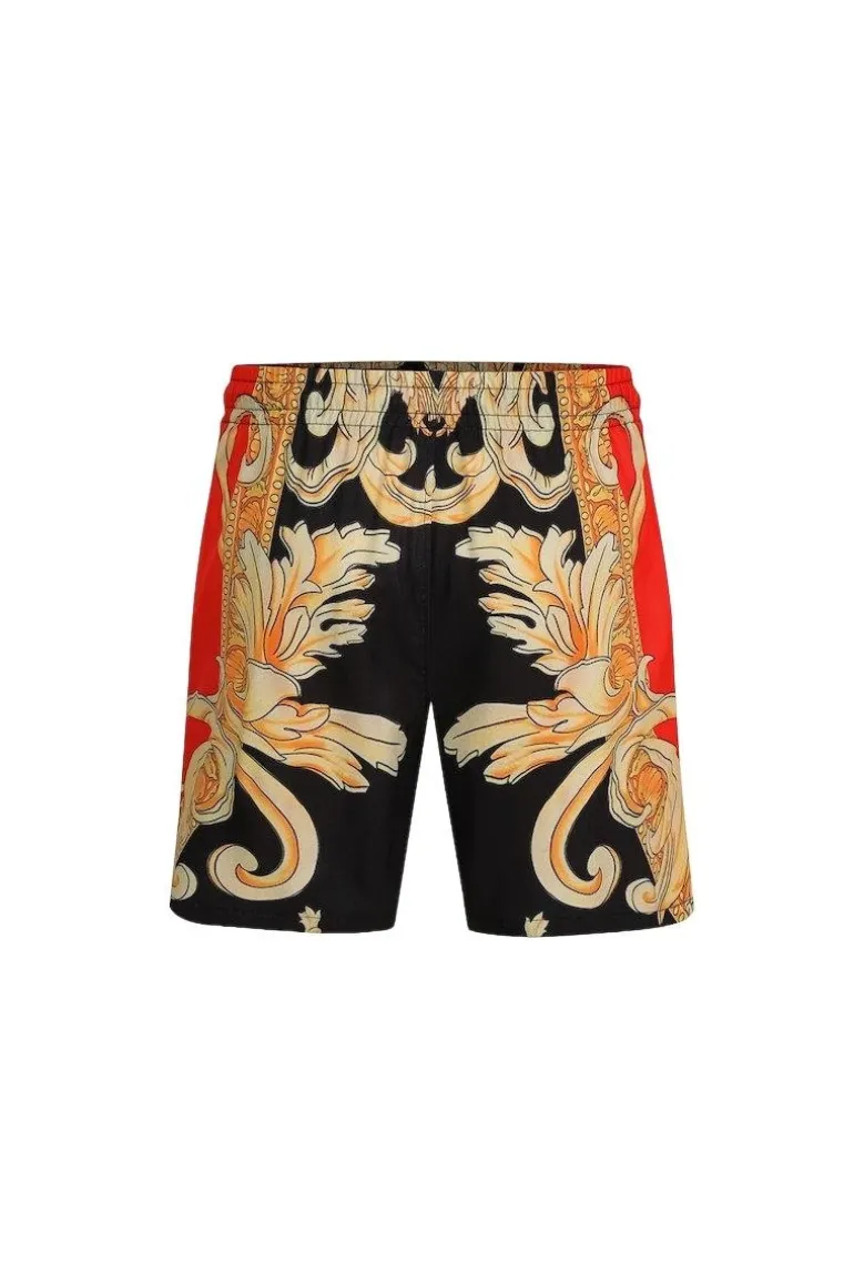 Ensemble chemise short à motifs baroque