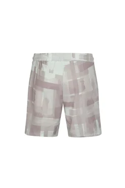 Ensemble chemise short à motifs abstrait