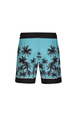 Ensemble chemise short à motifs palmier