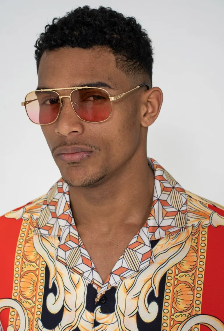 Ensemble chemise short à motifs baroque