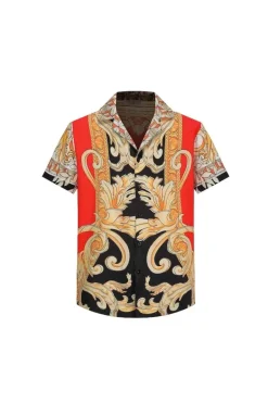 Ensemble chemise short à motifs baroque