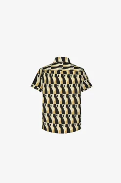Ensemble chemise short à motifs abstrait