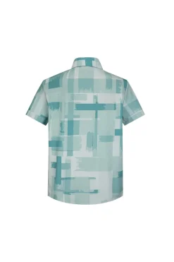 Ensemble chemise short à motifs abstrait