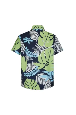 Ensemble chemise short à motifs fleuri