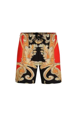 Ensemble chemise short à motifs baroque