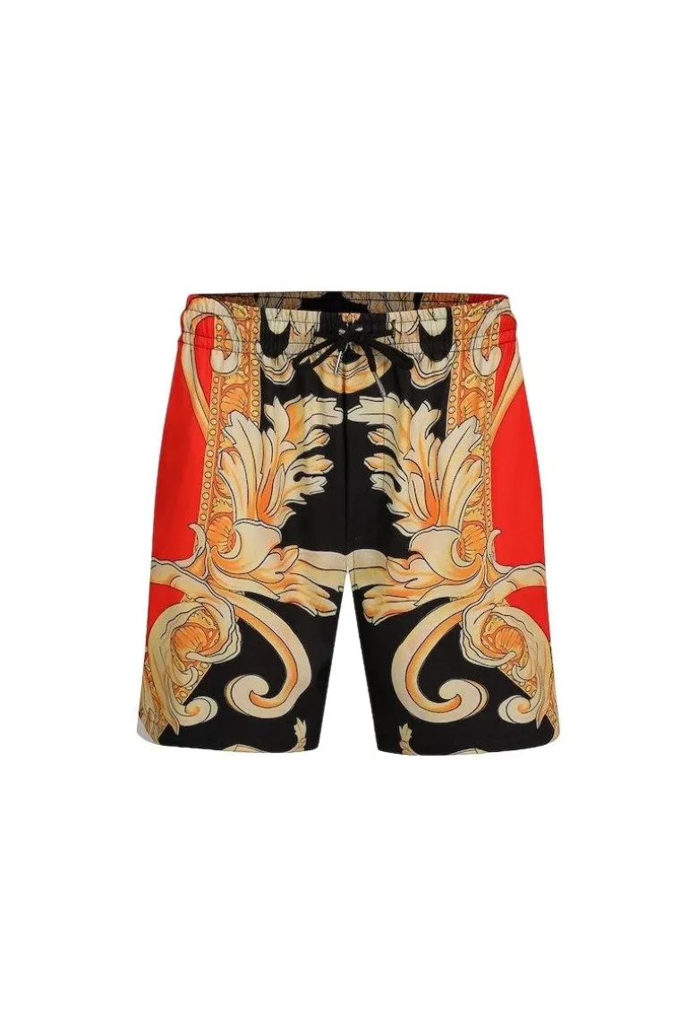 Ensemble chemise short à motifs baroque