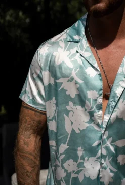 Ensemble chemise short à motifs