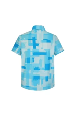 Ensemble chemise short à motifs abstrait