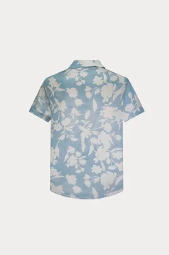 Ensemble chemise short à motifs