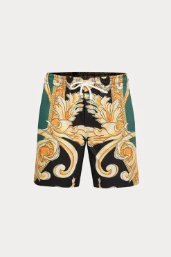Ensemble chemise short à motifs baroque