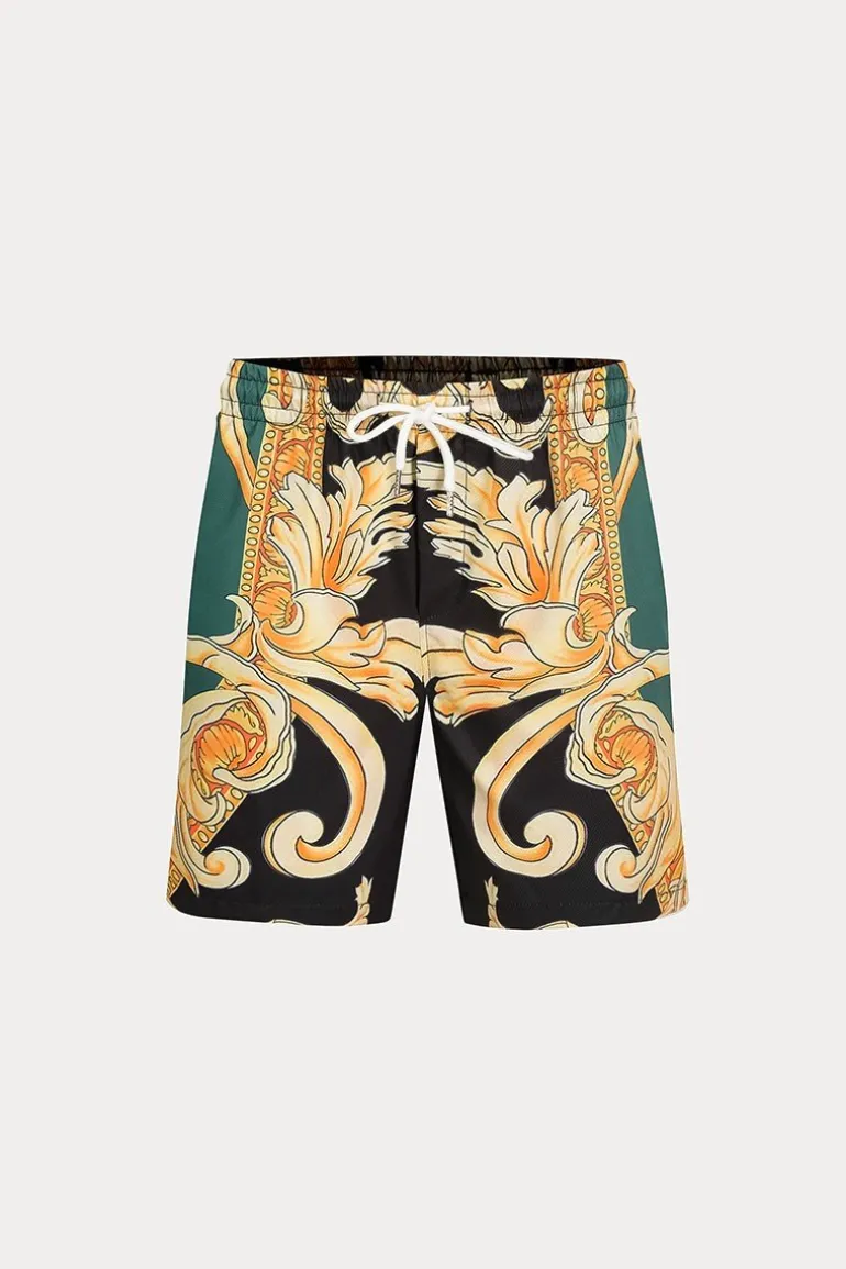 Ensemble chemise short à motifs baroque