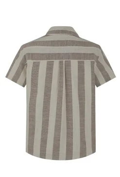 Ensemble chemise short à rayure