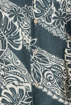 Ensemble chemise short à rayure lin