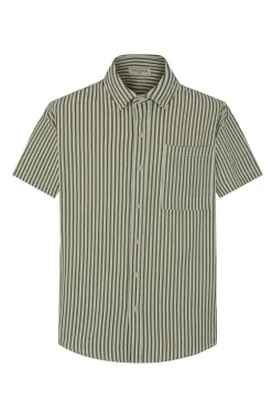 Ensemble chemise short à rayure