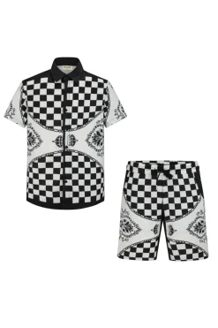 Ensemble chemise short baroque