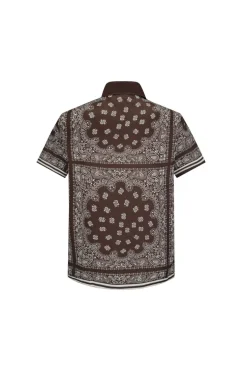 Ensemble chemise short bandana
