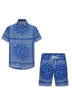 Ensemble chemise short bandana