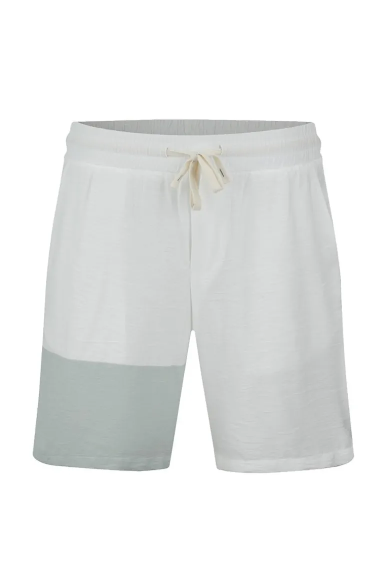 Ensemble chemise short bicolore