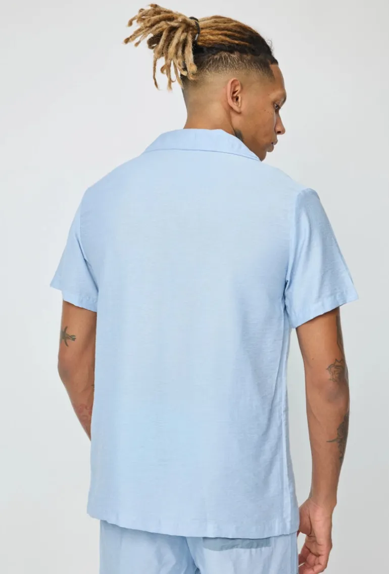Ensemble chemise short bicolore