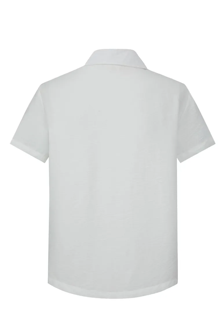 Ensemble chemise short bicolore