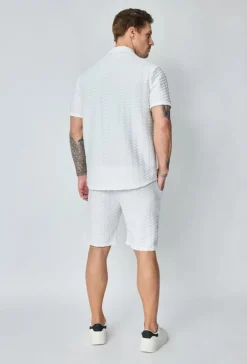 Ensemble chemise short décontracté