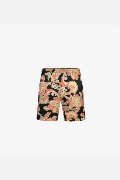 Ensemble chemise short fleuri à motifs baroque