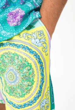 Ensemble chemise short motif baroque