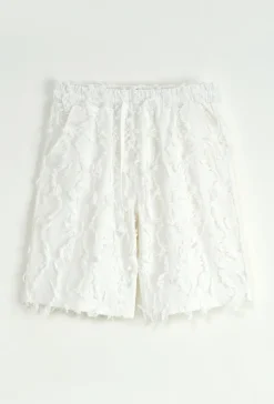 Ensemble chemise short uni effet lin