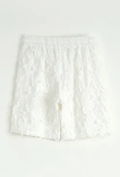 Ensemble chemise short uni effet lin
