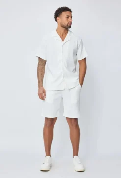 Ensemble chemise short uni