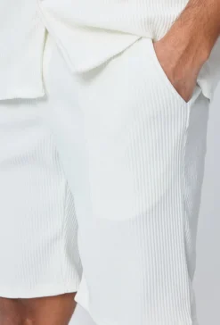 Ensemble chemise short uni