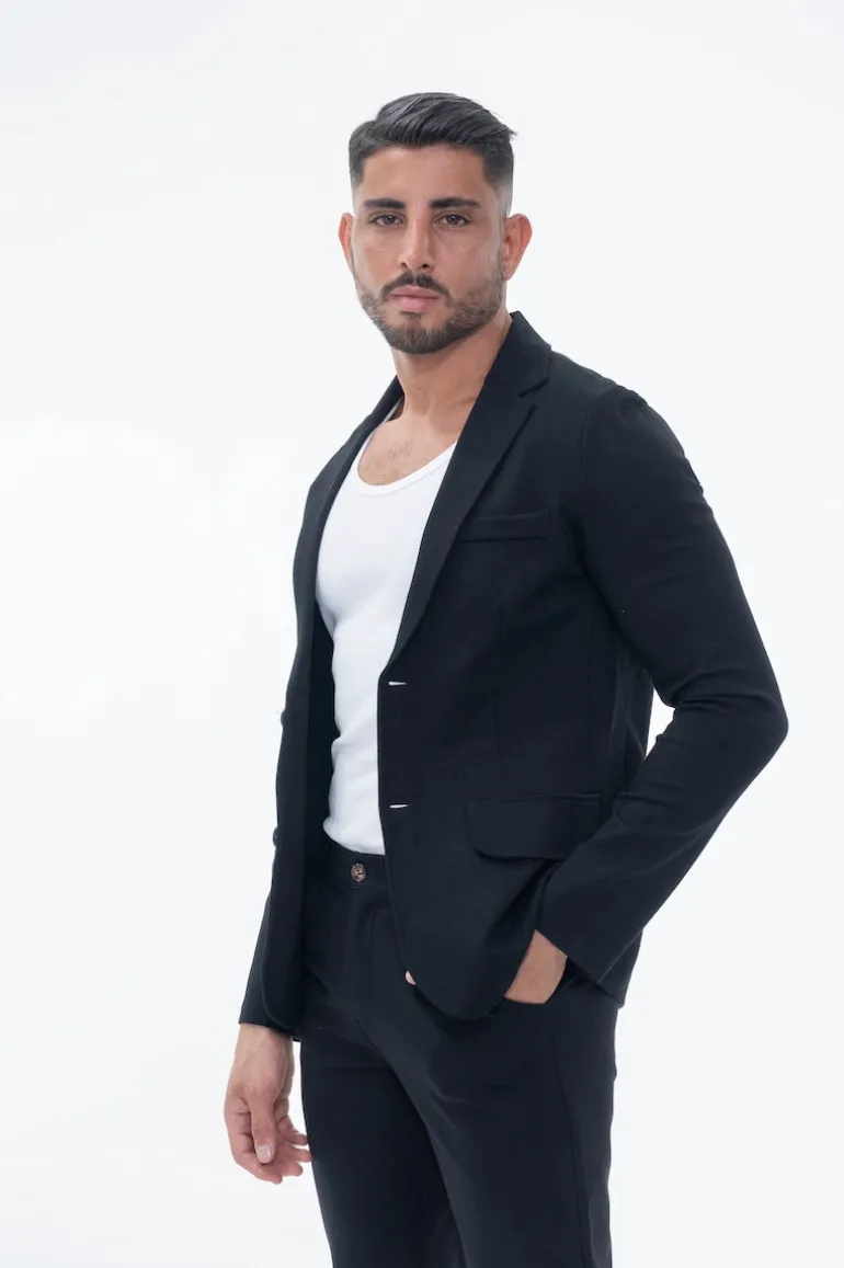 Ensemble costume classique uni