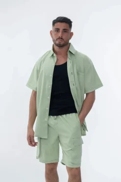 Ensemble décontracté en tissu texturé