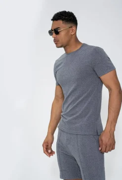 Ensemble décontracté texturé tshirt short