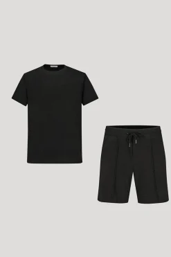 Ensemble décontracté texturé tshirt short