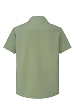 Ensemble décontracté uni chemise short