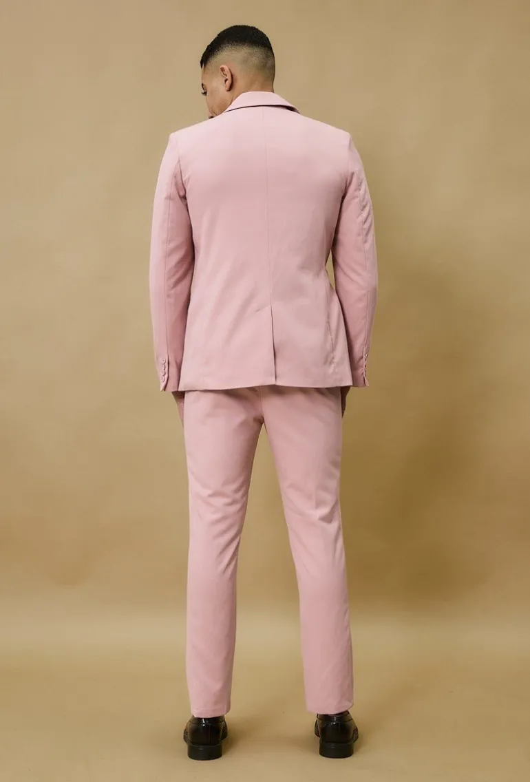 Ensemble de costume croisé ceinture à noué