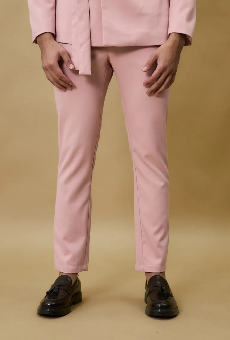 Ensemble de costume croisé ceinture à noué