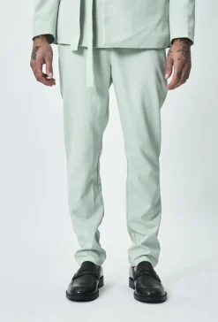 Ensemble de costume croisé ceinture à noué
