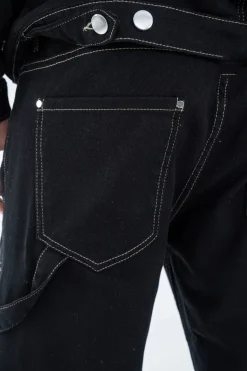 Ensemble denim noir délavé