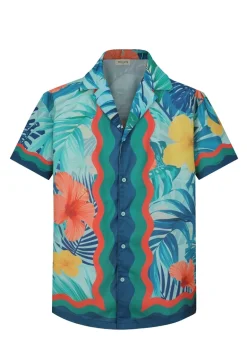 Ensemble exotique aux motifs vifs