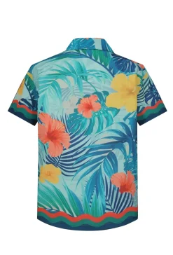 Ensemble exotique aux motifs vifs