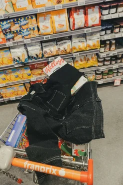 Ensemble jean effet bouloche