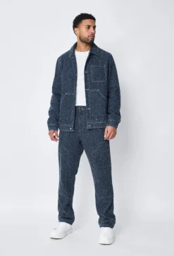 Ensemble jean effet bouloche