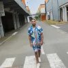 Ensemble léger aux motifs floraux