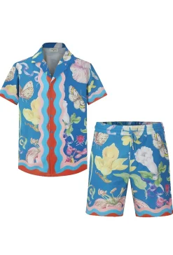 Ensemble léger aux motifs floraux