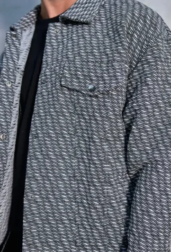 Ensemble oversized à motifs abstraits
