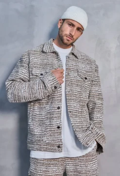 Ensemble oversized à motifs abstraits
