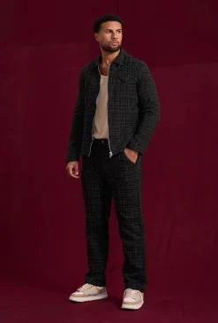 Ensemble pantalon en tissu tricote avec style courte